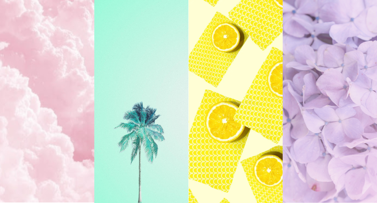 Pastel-colored iPhone wallpapers