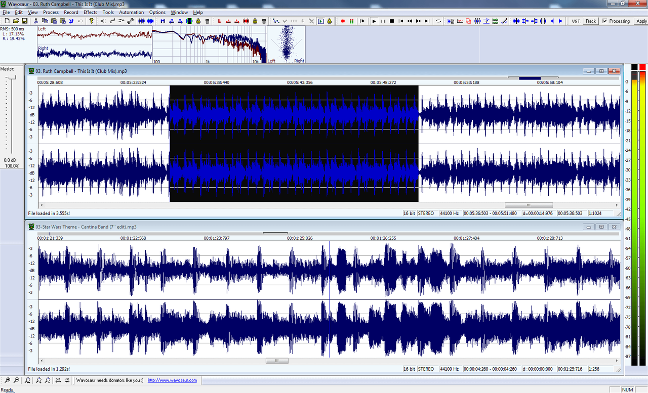 Wavosaur music recorder interface