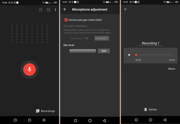 Smart voice recorder voice recorder Android app interface