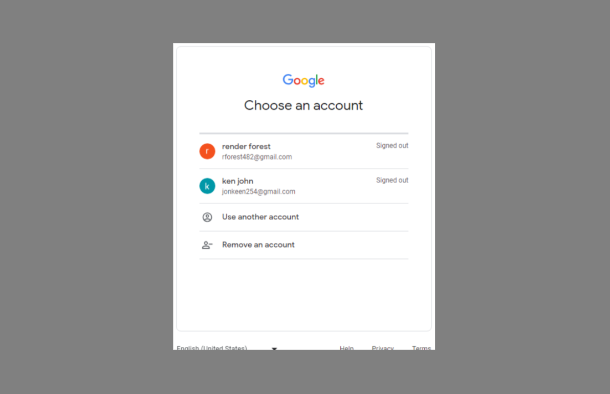 how to select a Google Account for your YouTube account