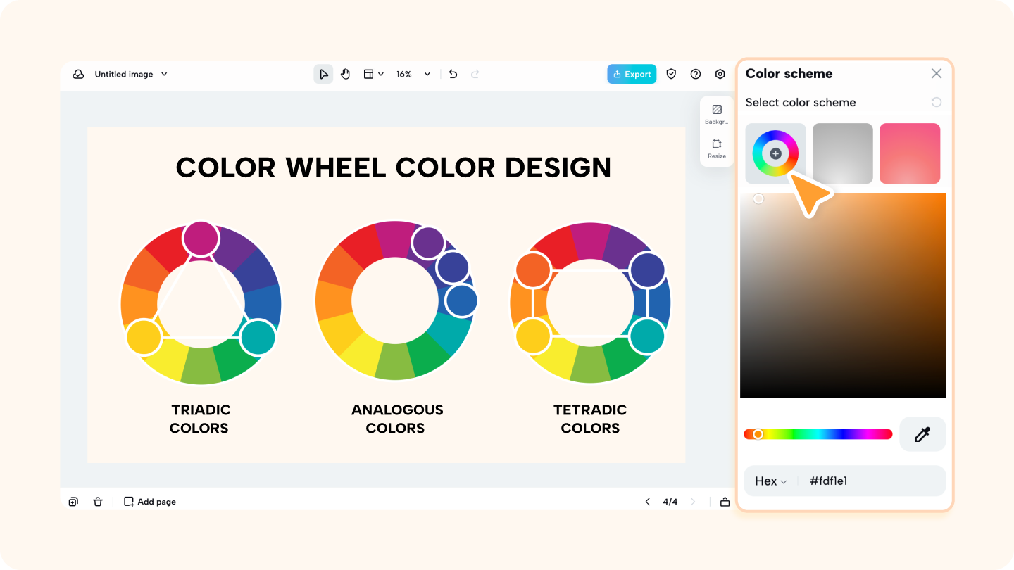 how to use a color wheel