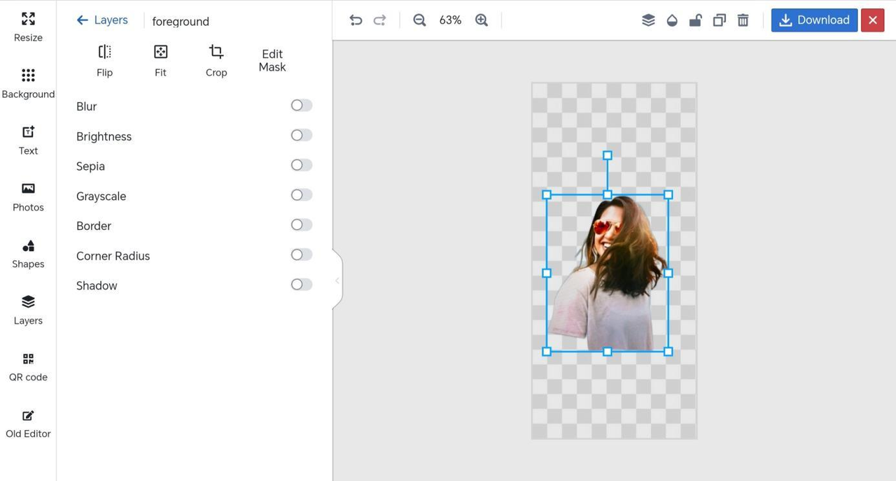 Photoscissors image cutout tool