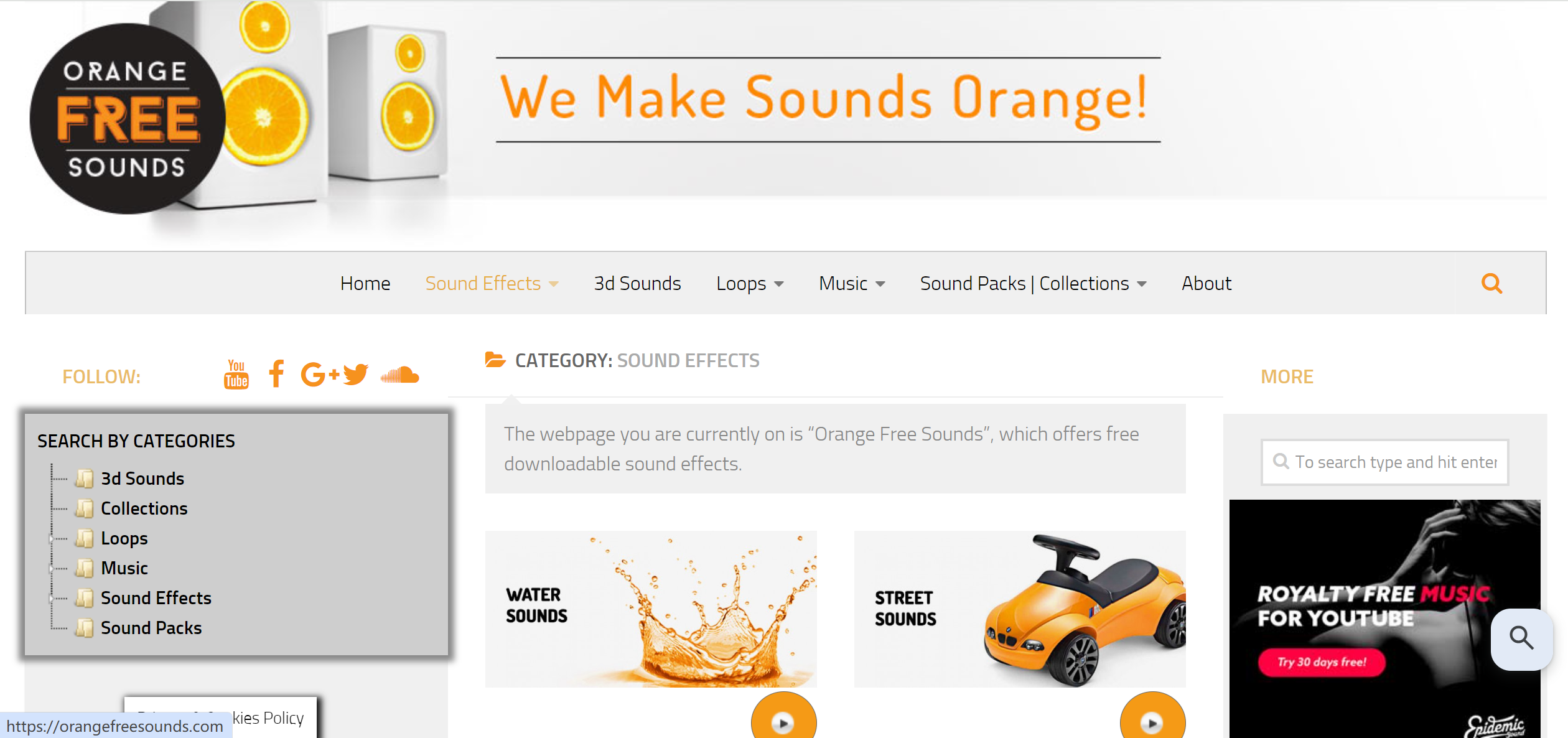 Orange Free Sounds