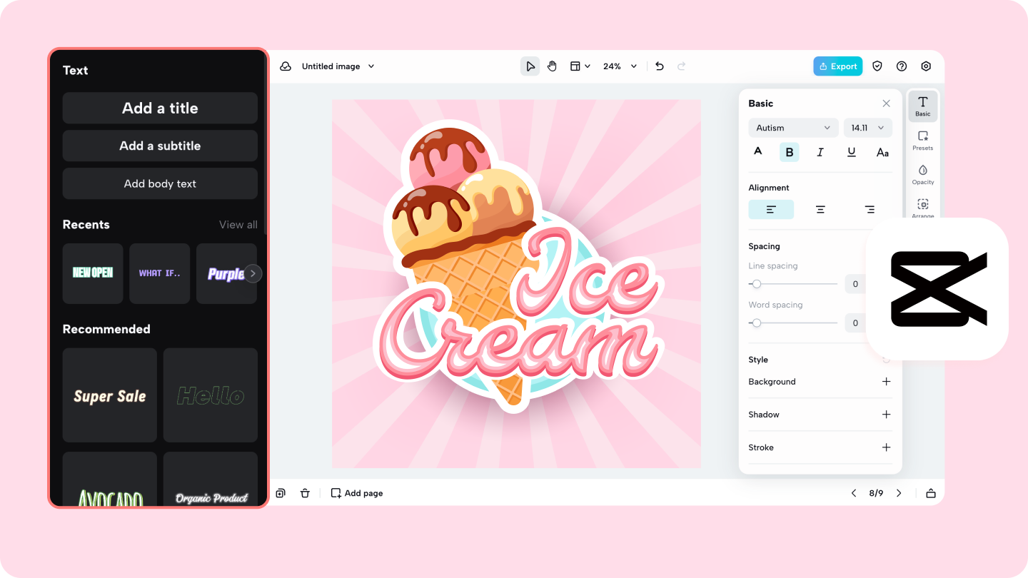 ice cream logo design