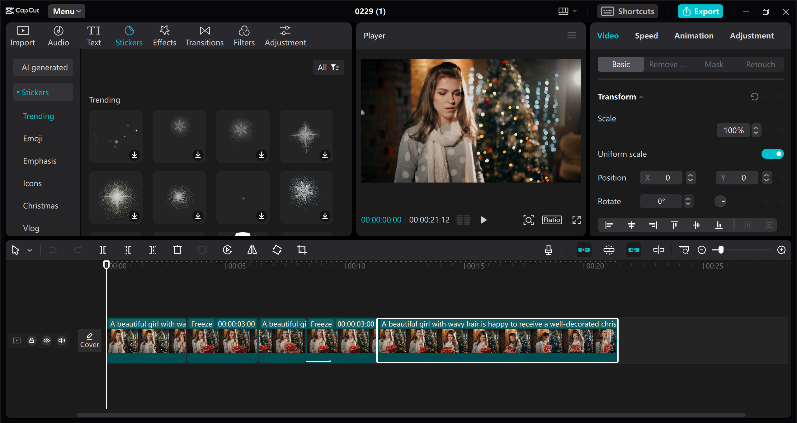 Professionalise and refine your recorded videos: CapCut desktop video editor 