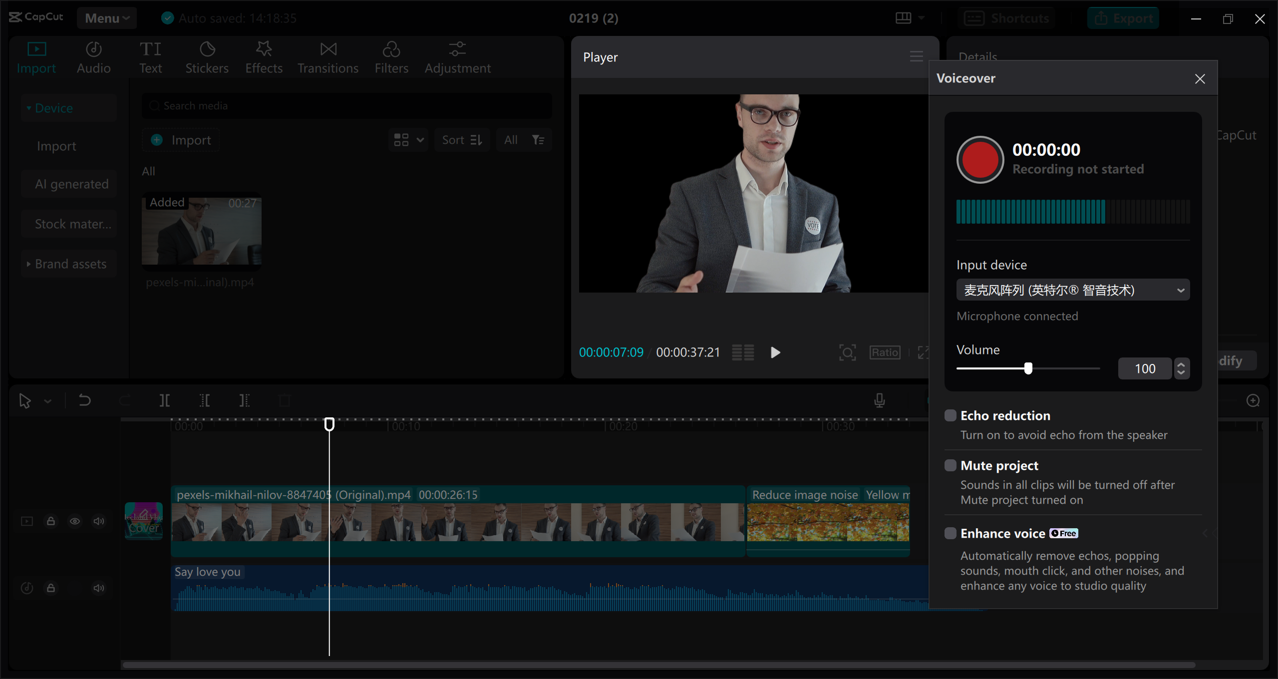 CapCut desktop video editor