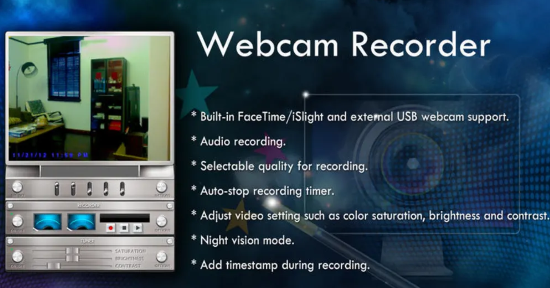 CamWiz - Webcam recording software for free  