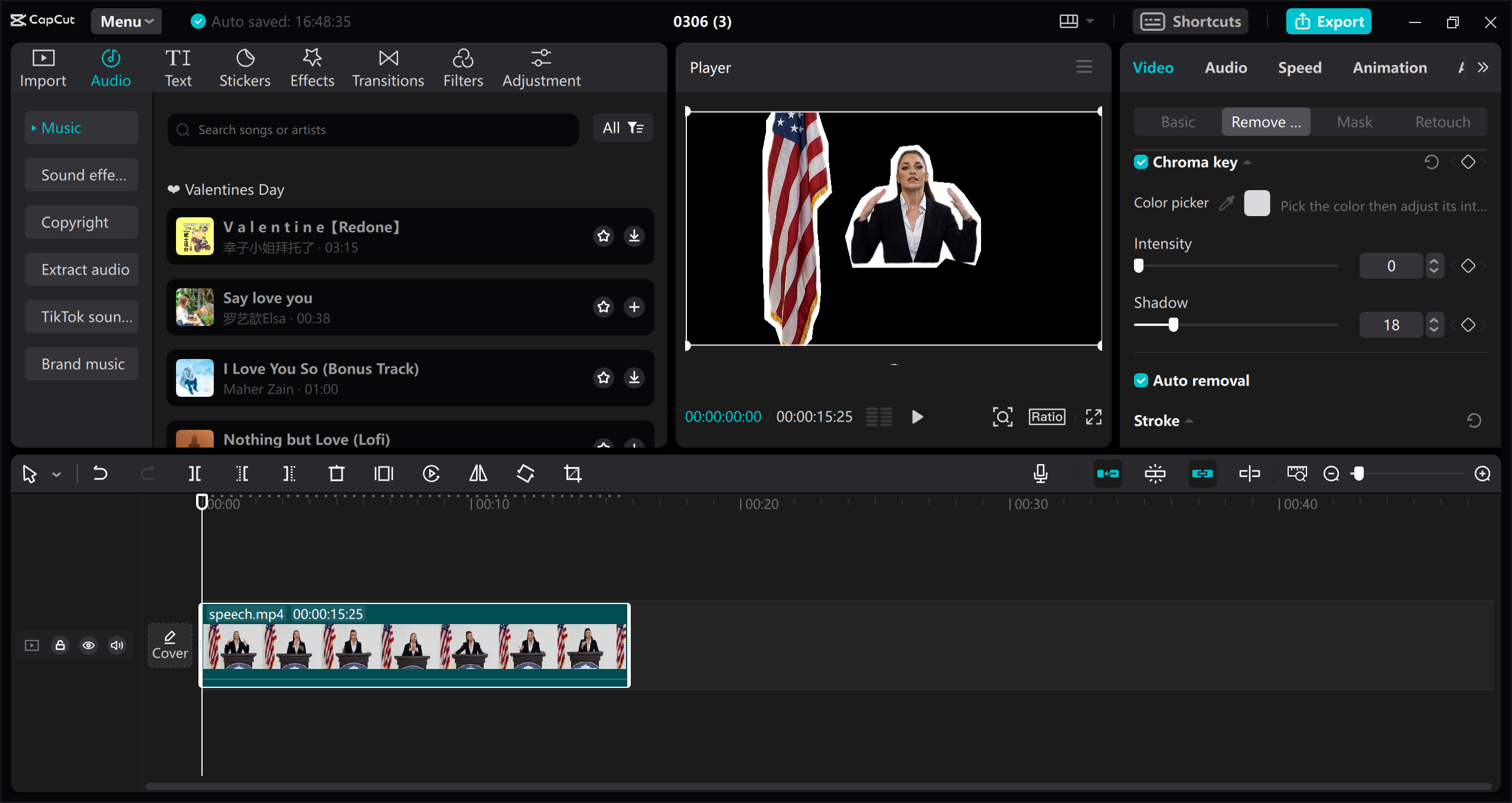 CapCut desktop video editor