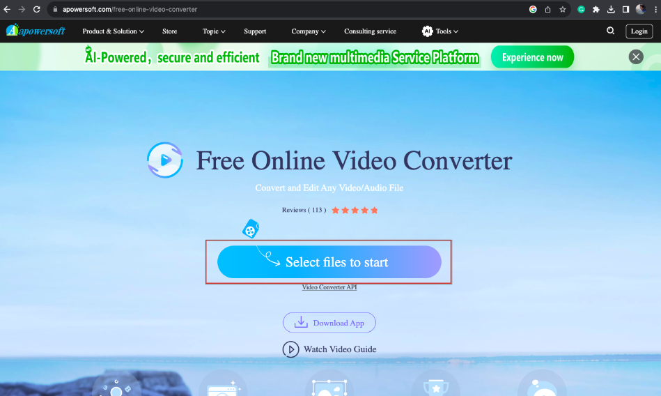 Apowersoft video converter