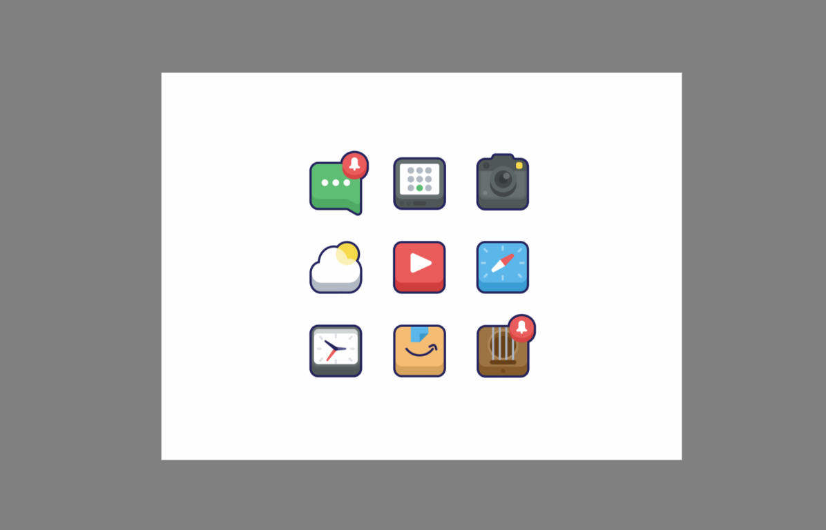 Simple icons