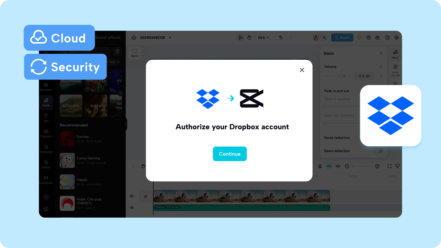  Synchronizace Dropboxu