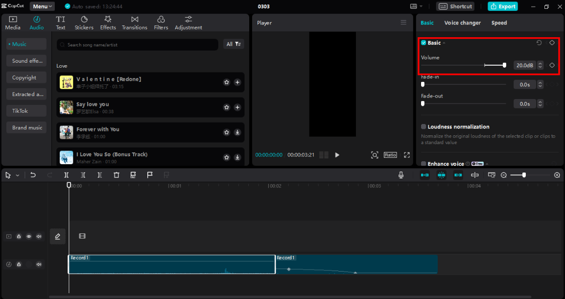 CapCut desktop video editor 