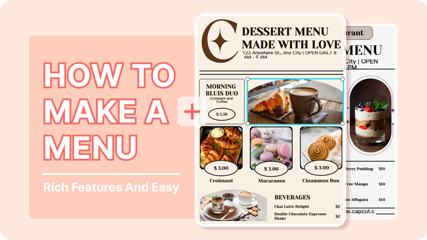 How to Make A Menu Effortlessly Using 3 Best Online Ways