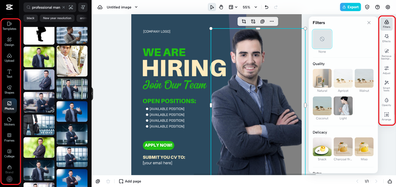 How to Create a LinkedIn Hiring Post with CapCut's Free Online Tool