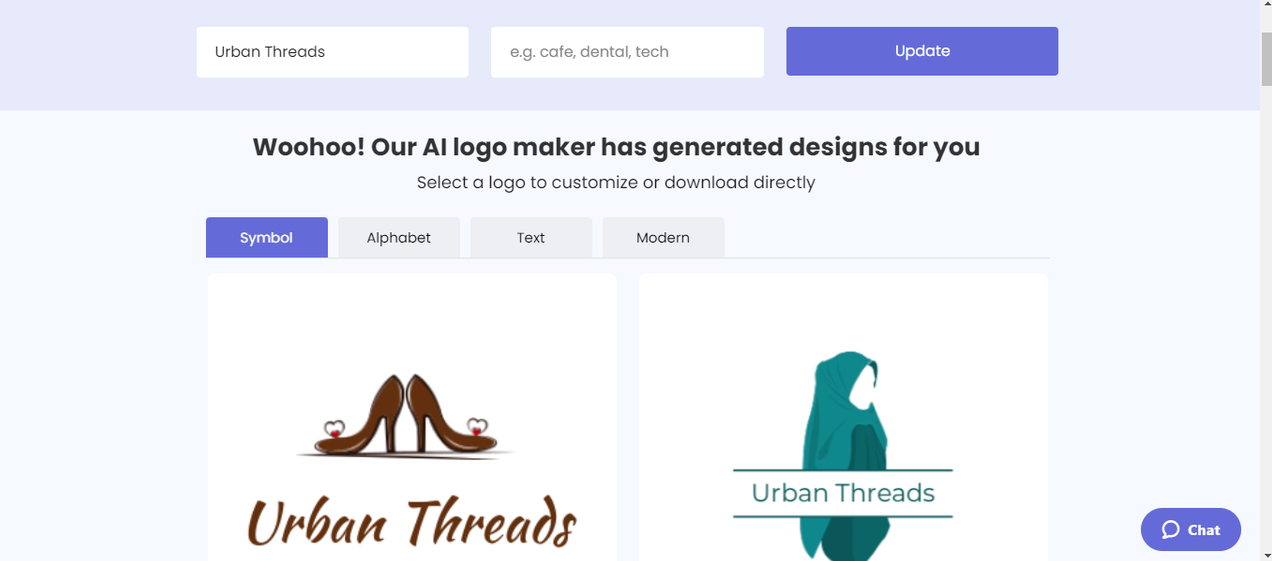 Generate fashion brand logos with Logo Design Net