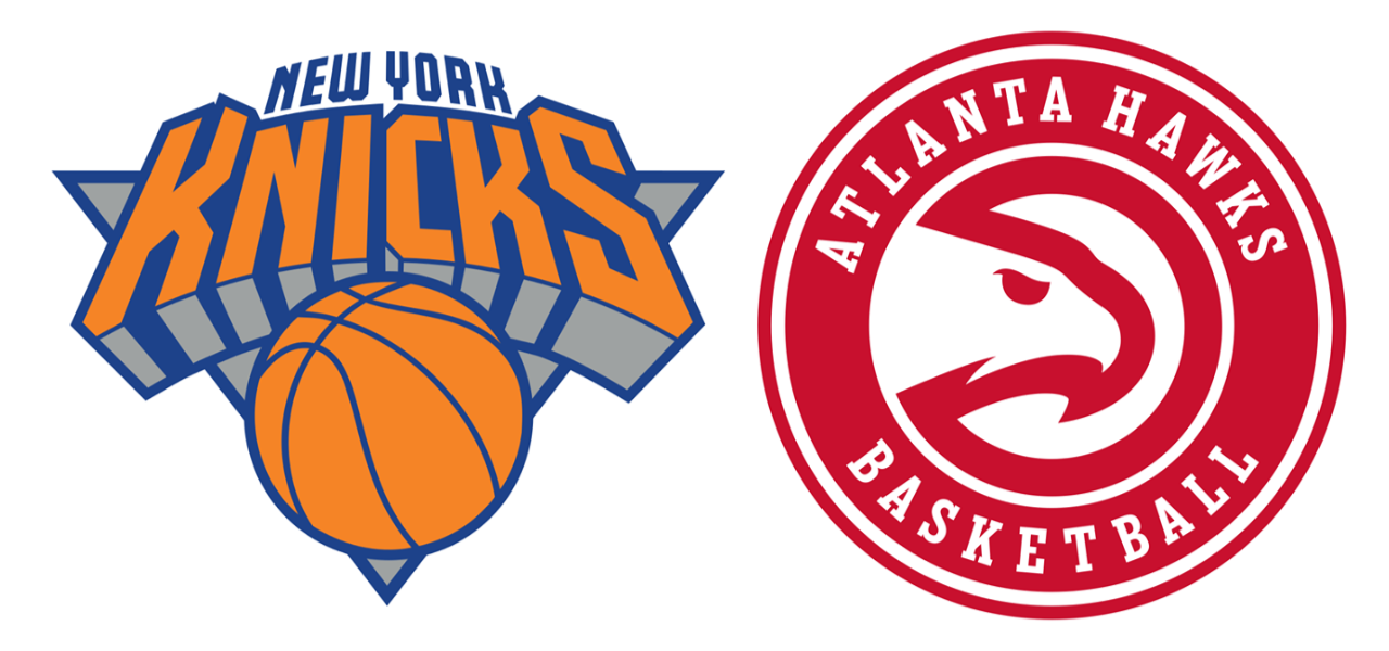 New York Knicks & Atlanta Hawks basketball team logo