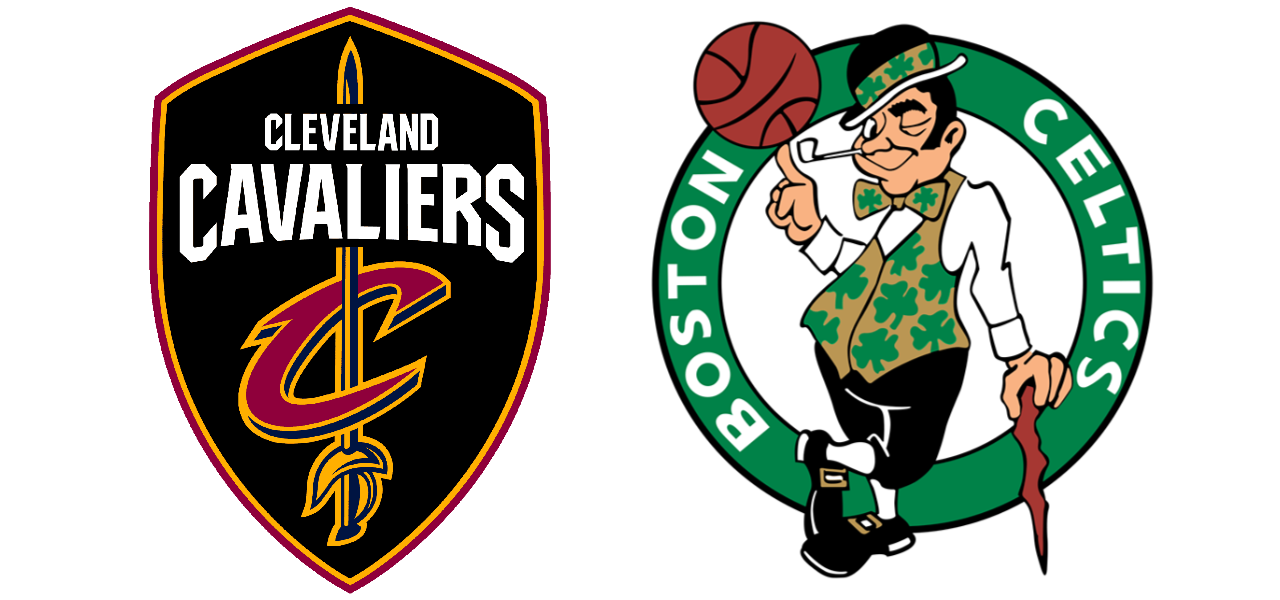 Cleveland Cavaliers & Boston Celtics basketball team logo
