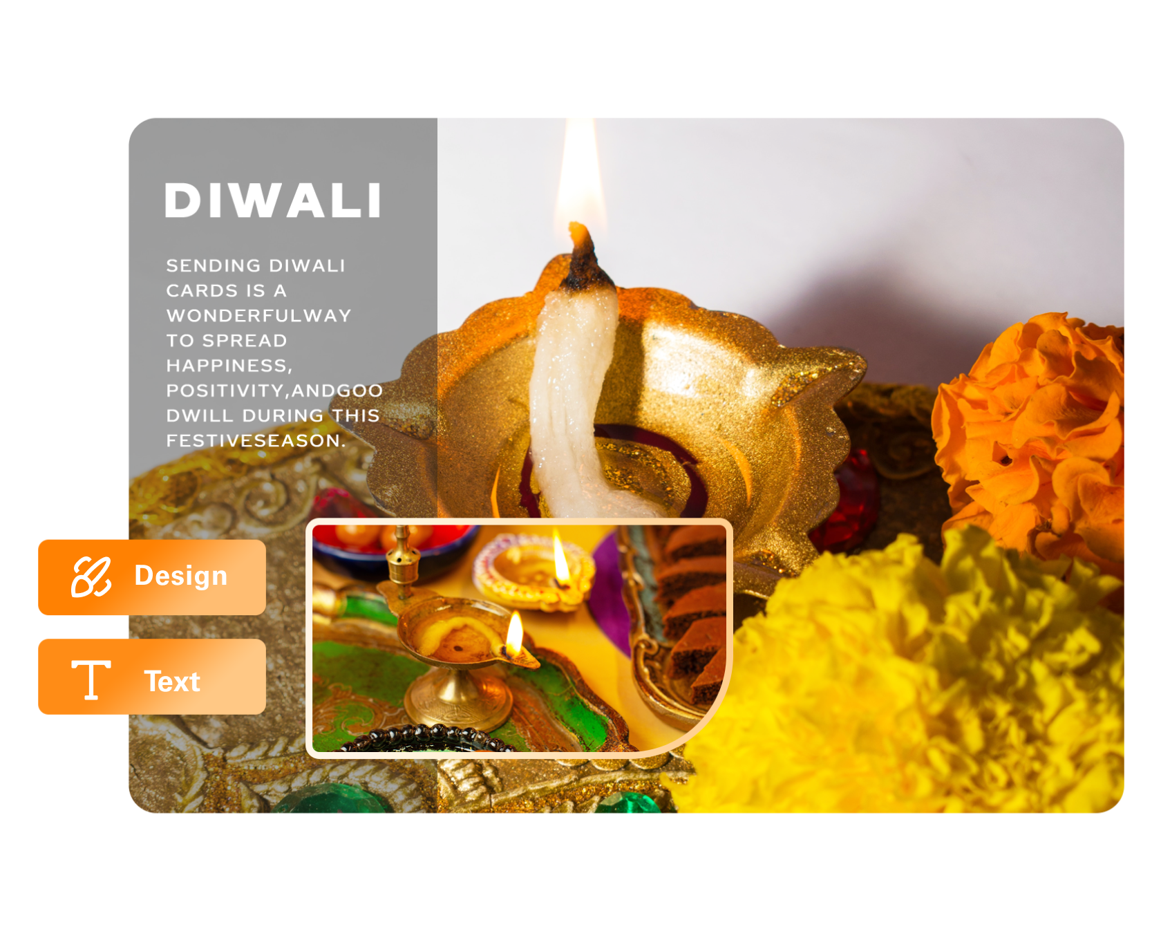 diwali card maker
