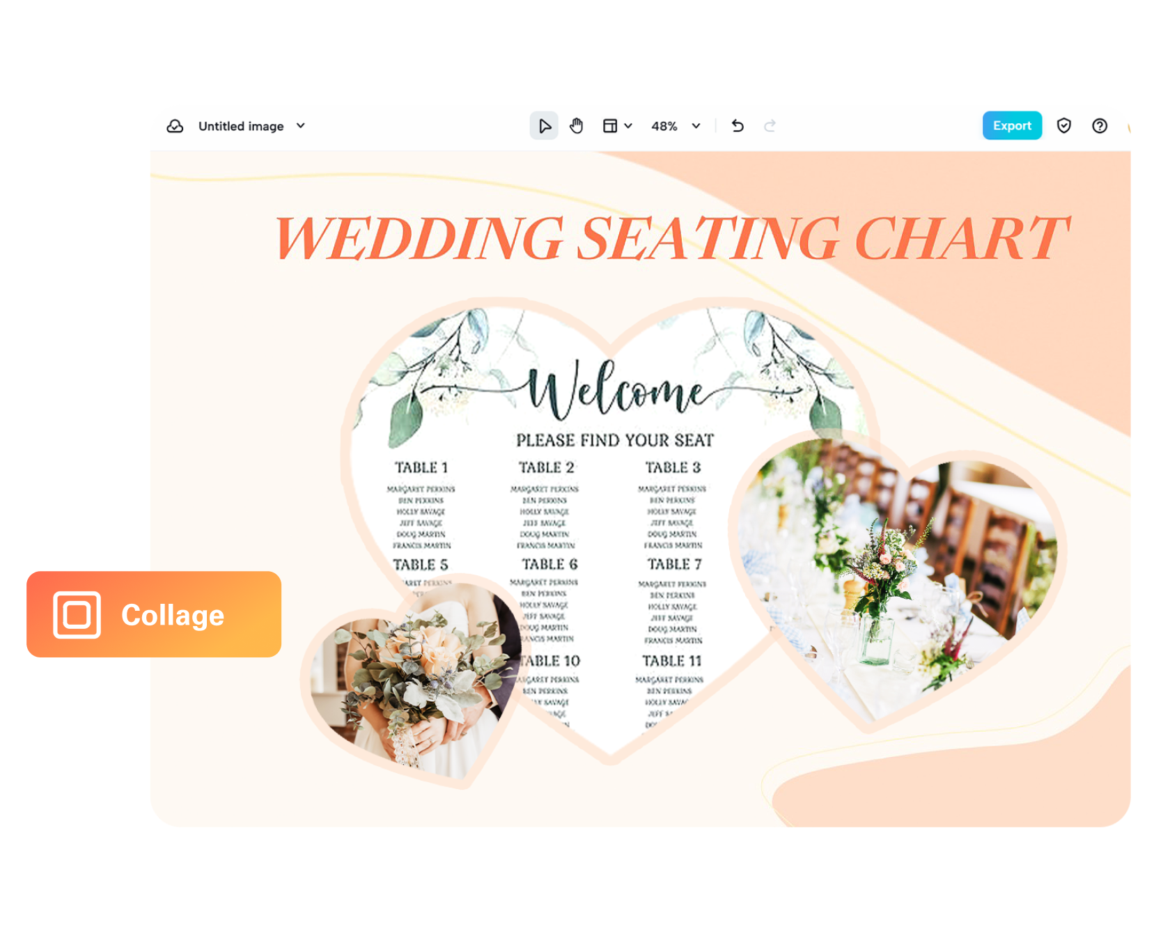 wedding seating chart maker