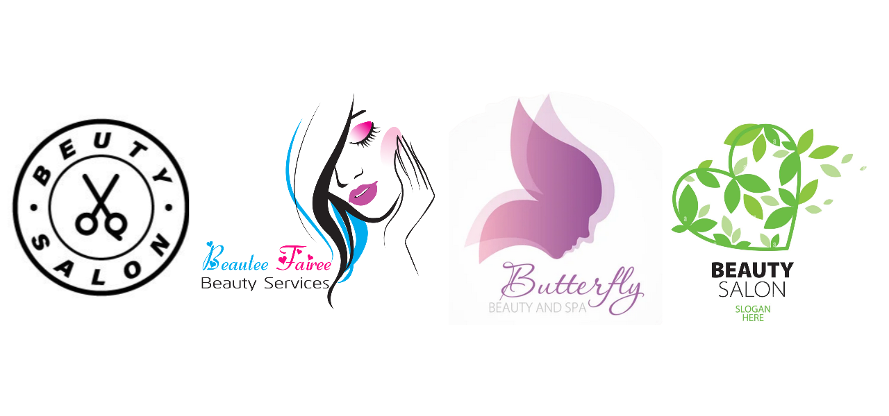 Different types of beauty parlor logo designs