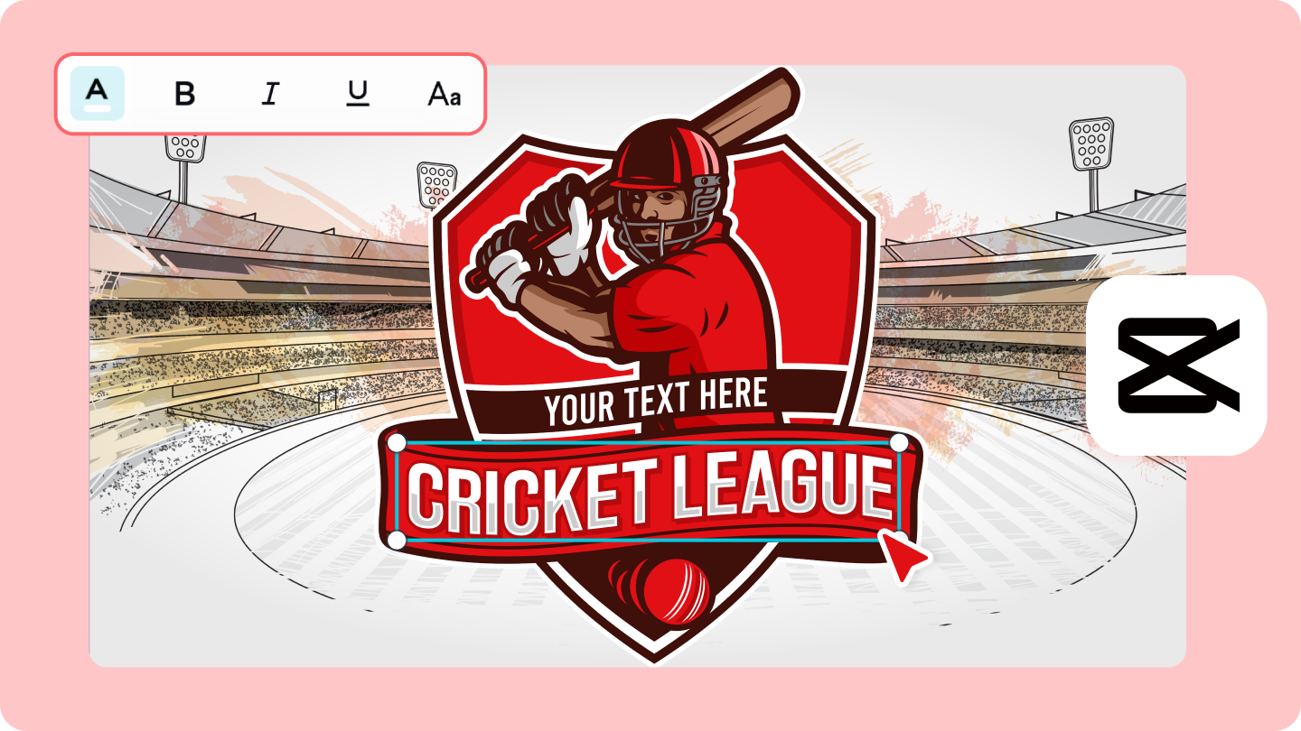 créer un logo de cricket