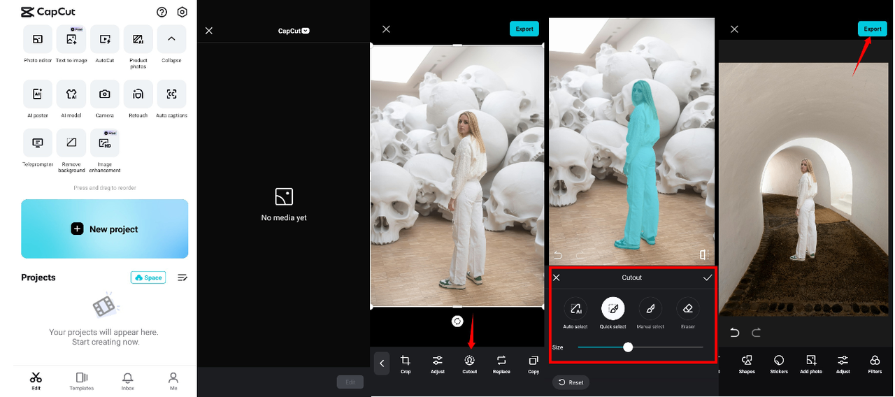 How To Cut And Paste Photos On IPhone Seamlessly Using CapCut