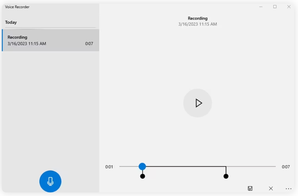 Edit your recording