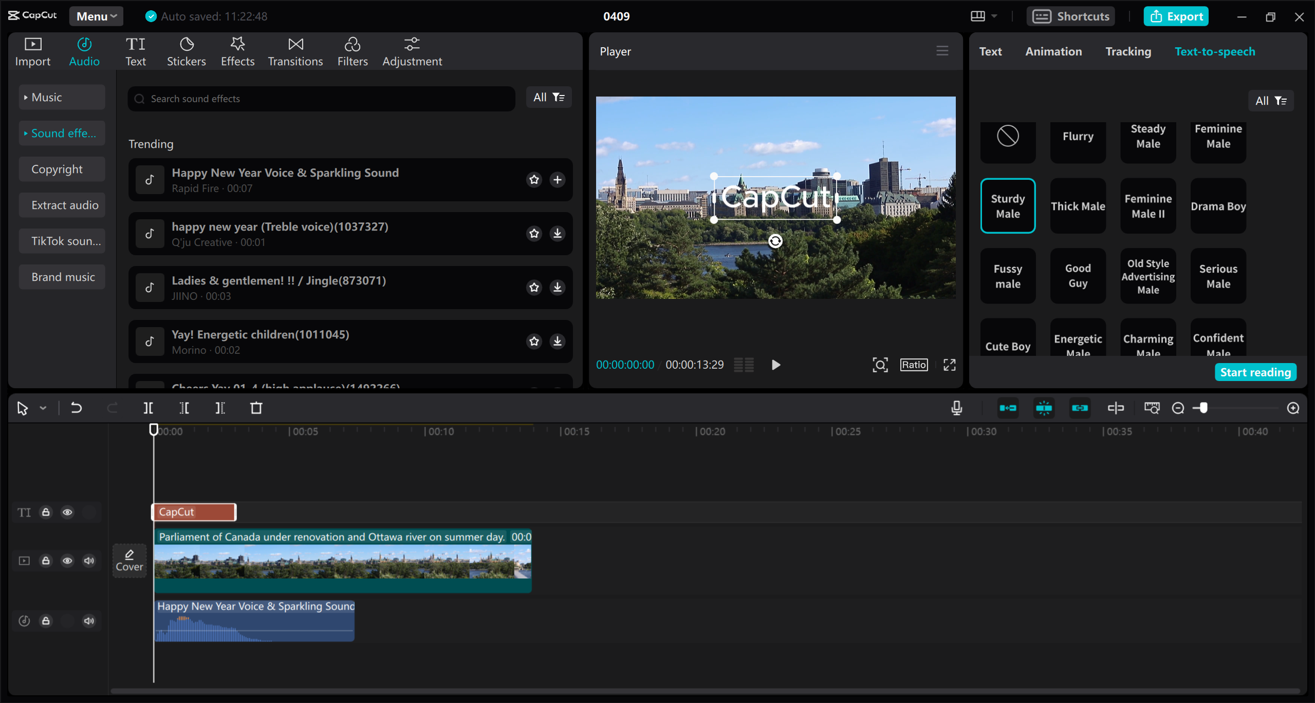 CapCut desktop video editor