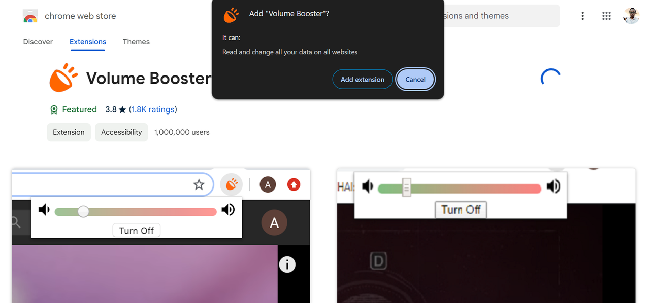 How to customize a Chrome volume booster extension
