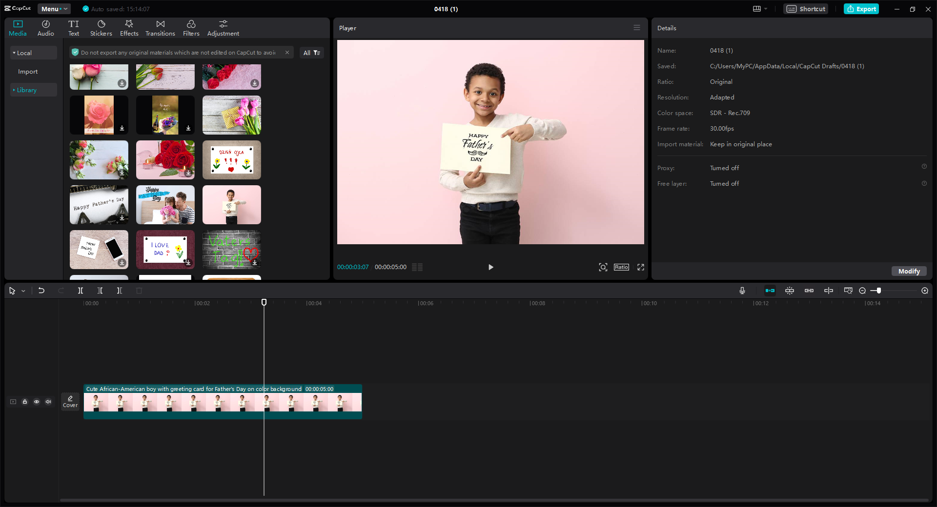 CapCut video editor