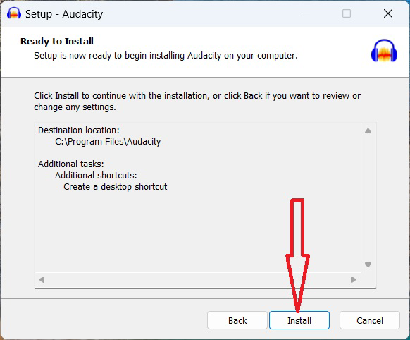  Install Audacity