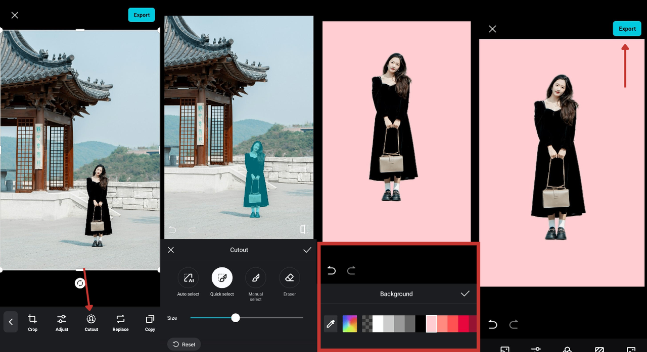 capcut cut paste photos app