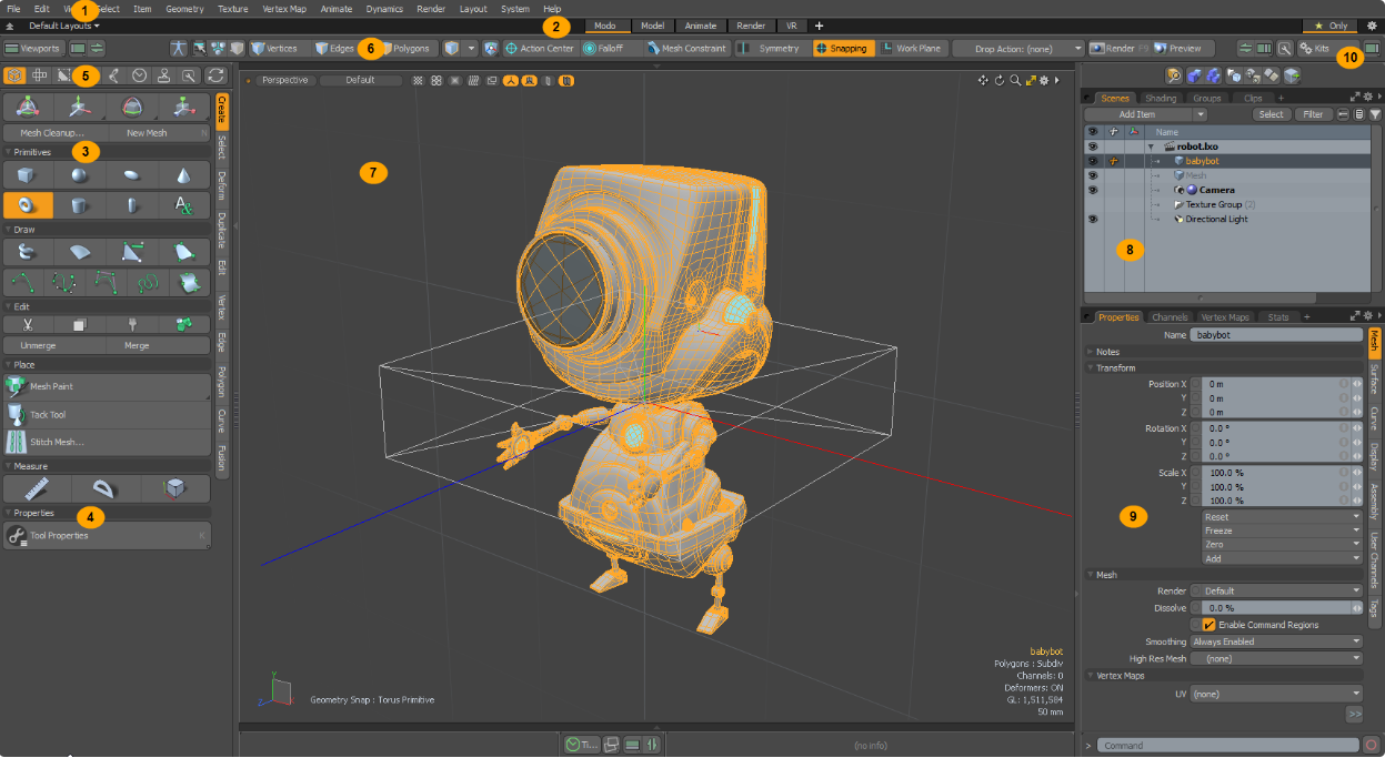 The easiest animation software, Modo