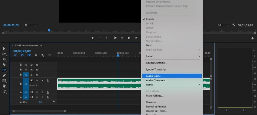 How to use the Adobe Premiere Pro normalize MP3 tool