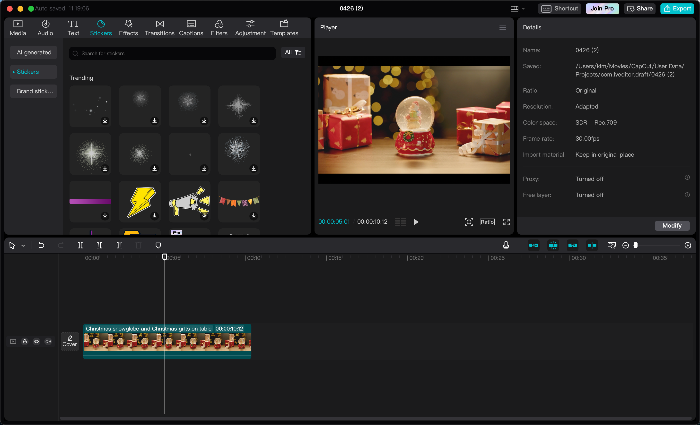 CapCut video editor