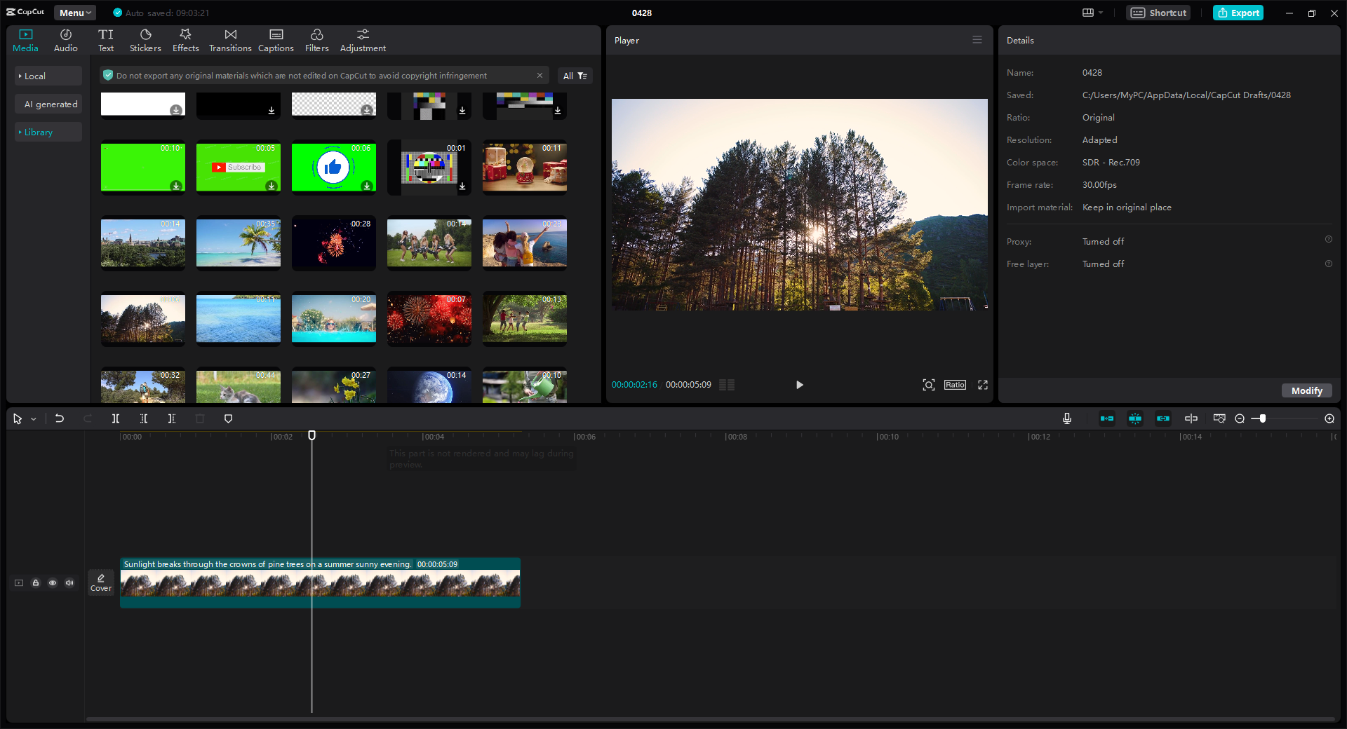 CapCut video editor