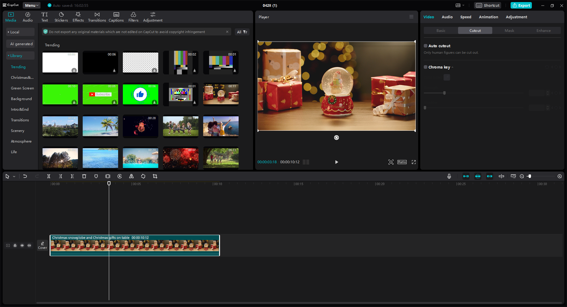 CapCut video editor