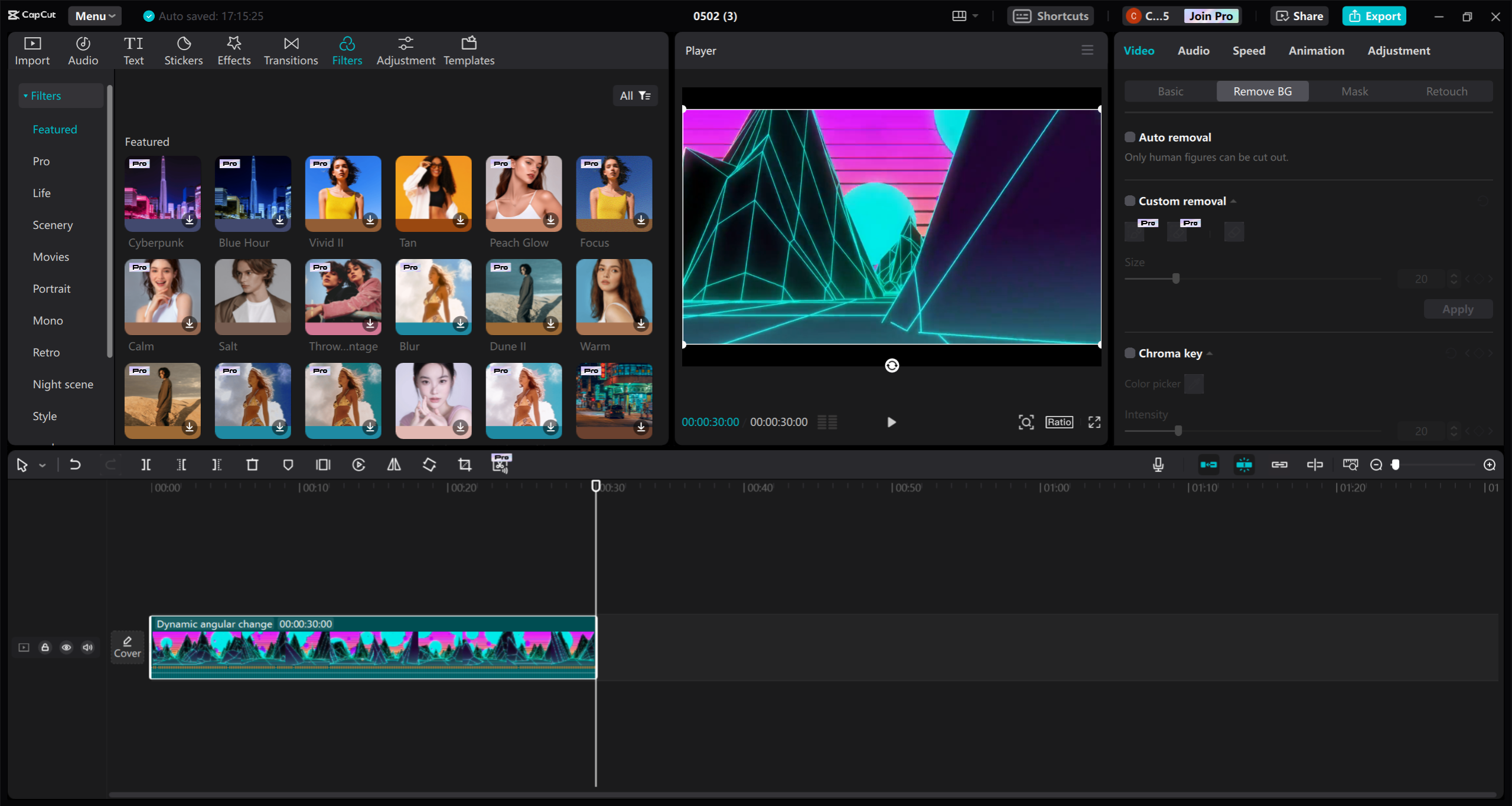 CapCut video editor