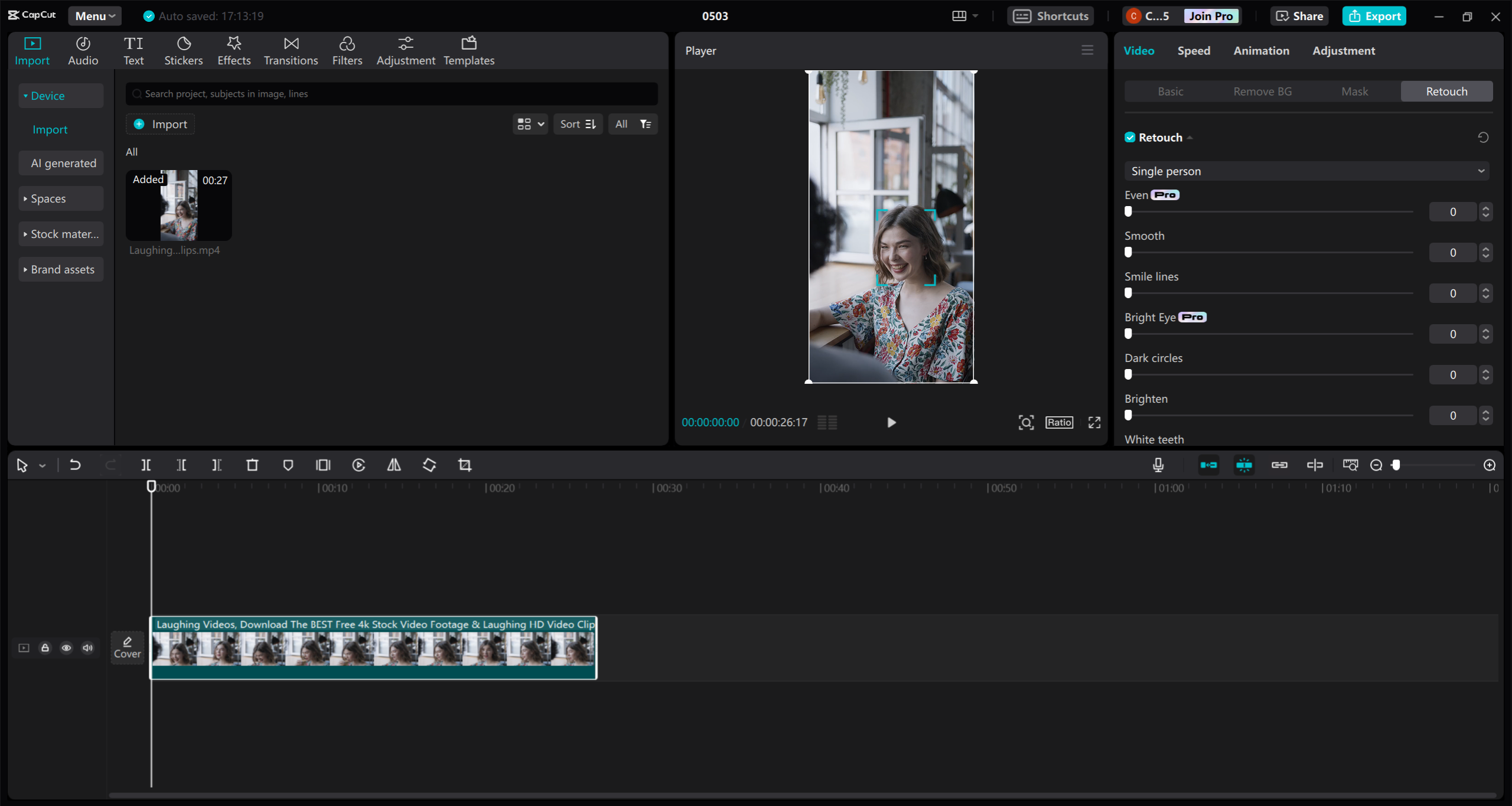 CapCut video editor