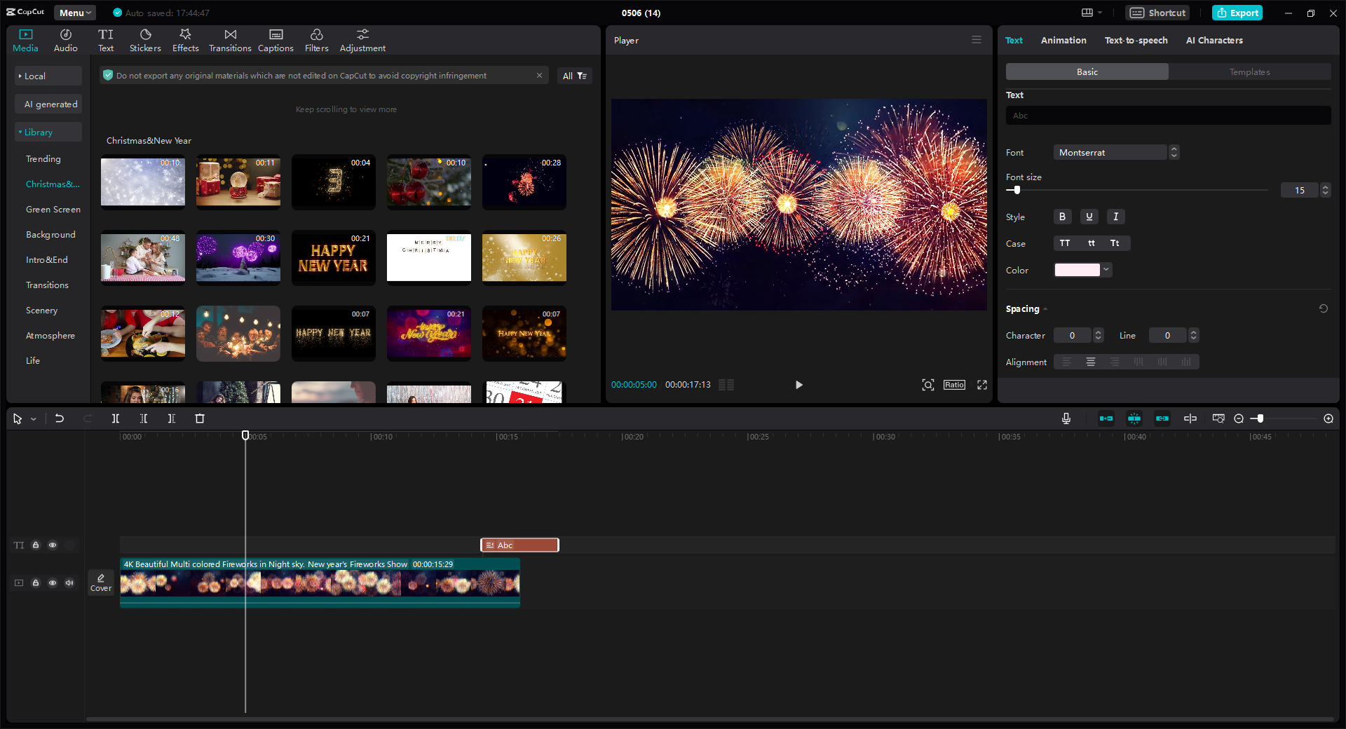 CapCut video editor