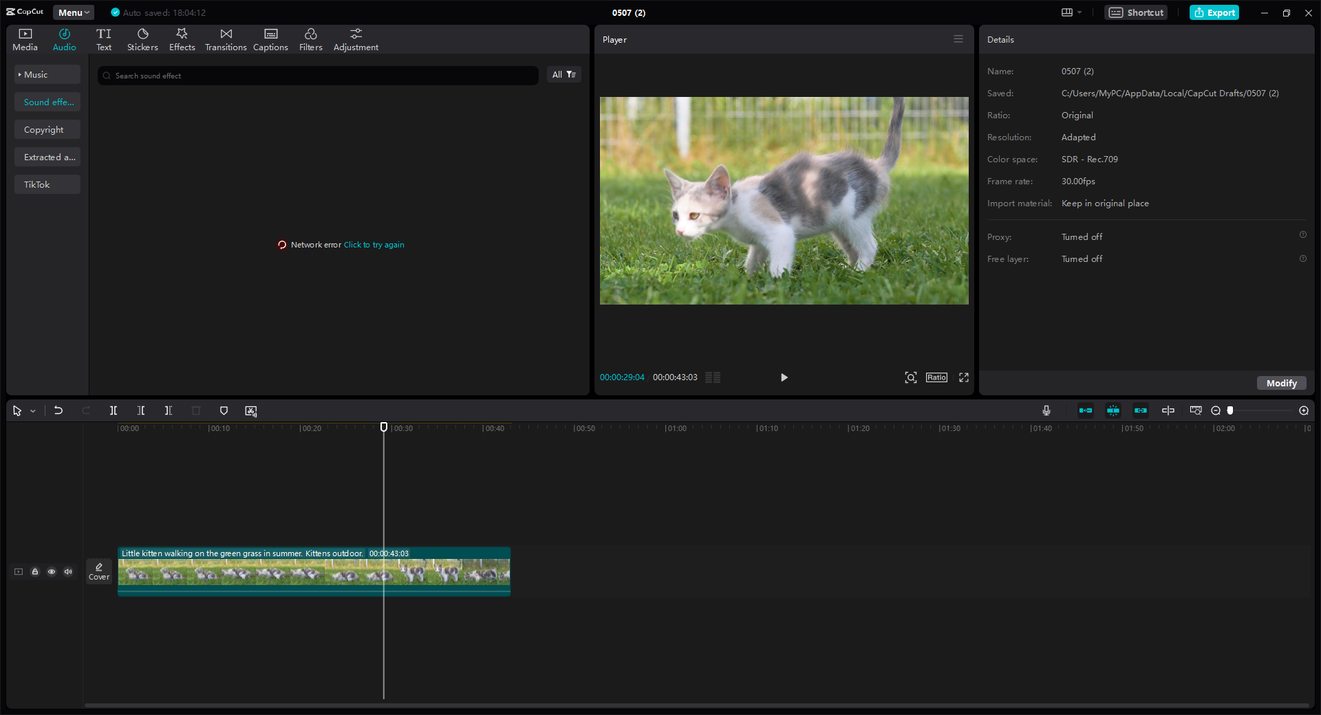 CapCut video editor