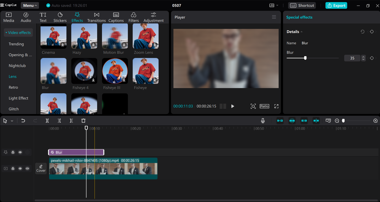 How to blur videos in CapCut desktop video editor