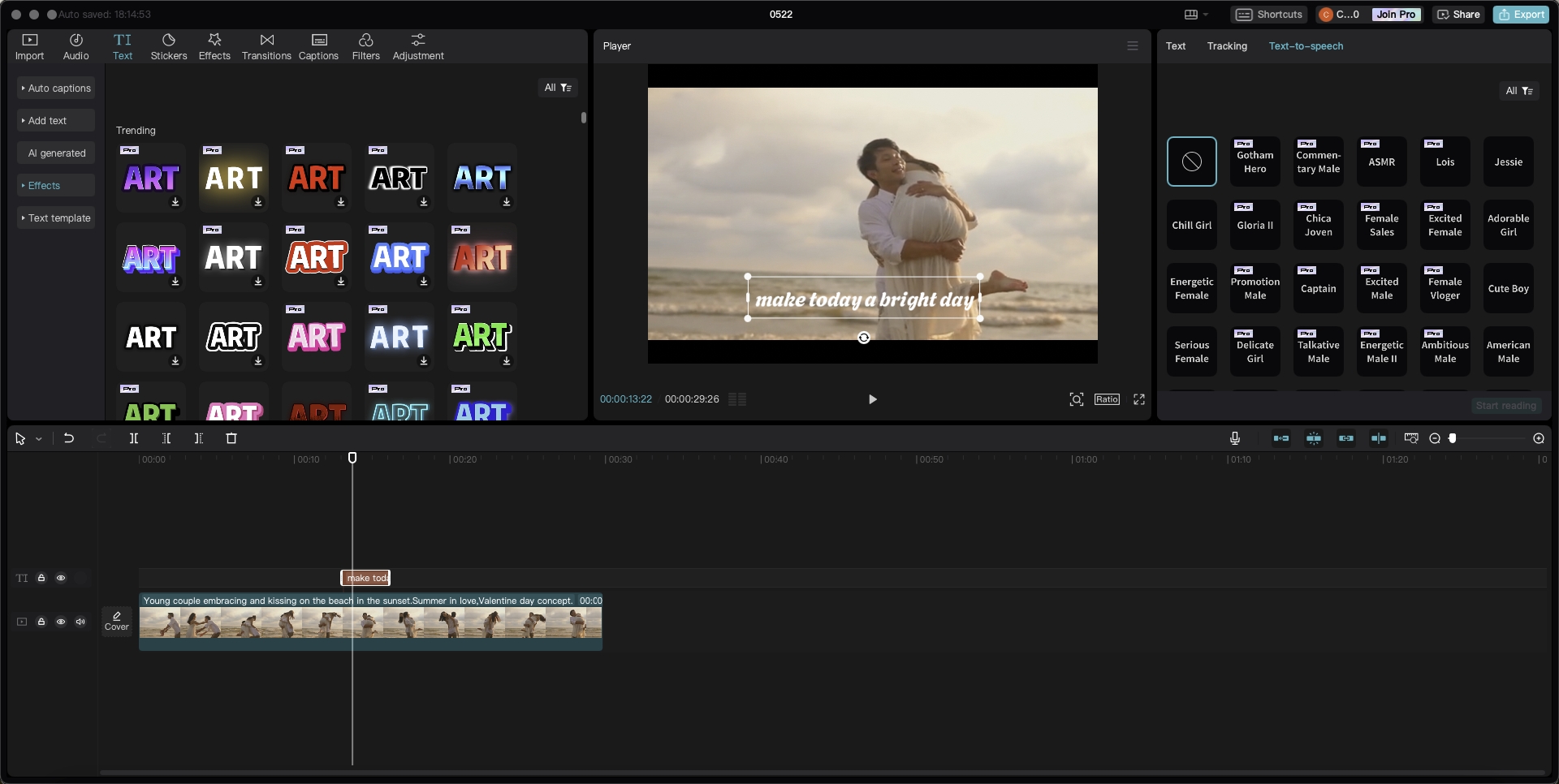 CapCut video editor