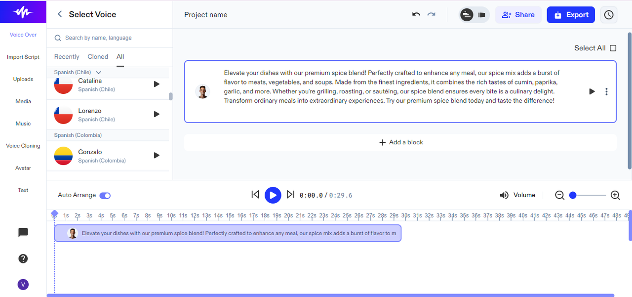 Speechify AI's voice characters