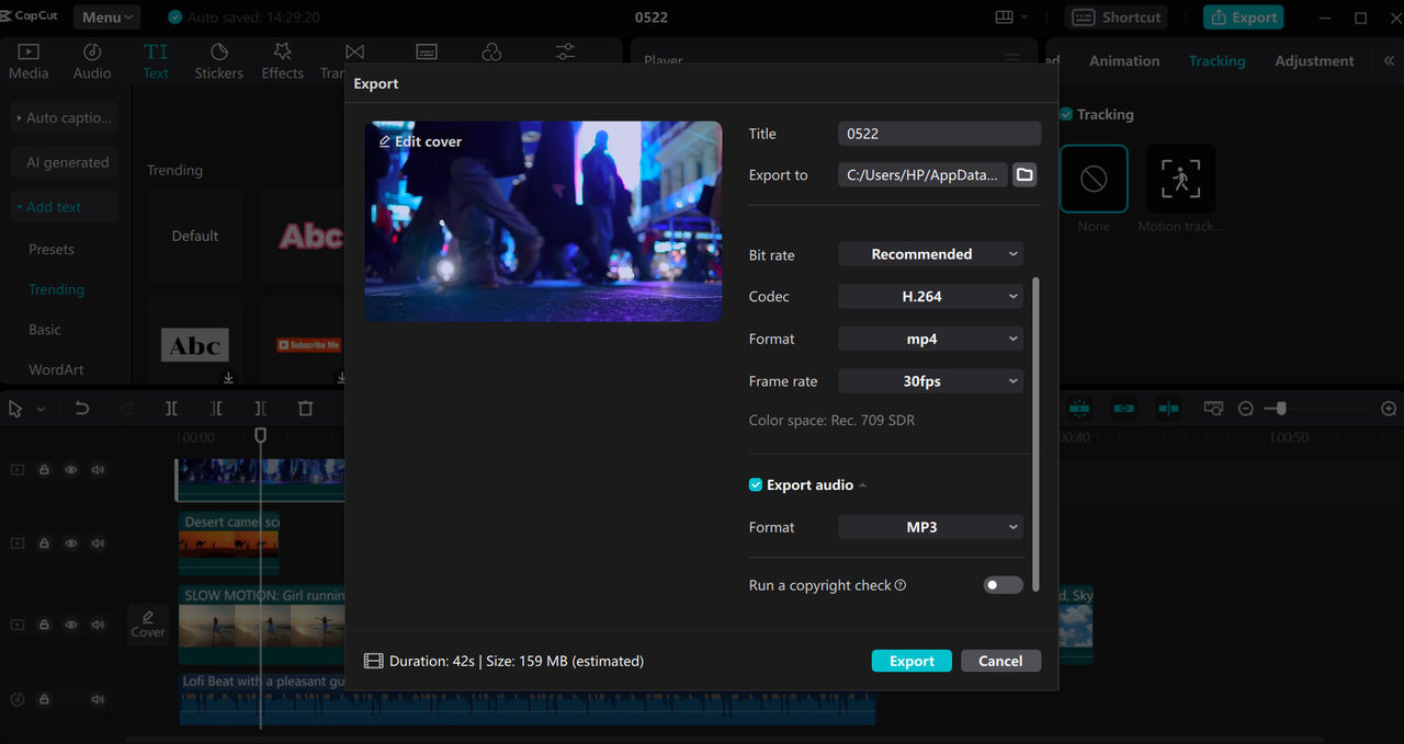 Export and share a video from the CapCut desktop editor once you learn how to write a film script