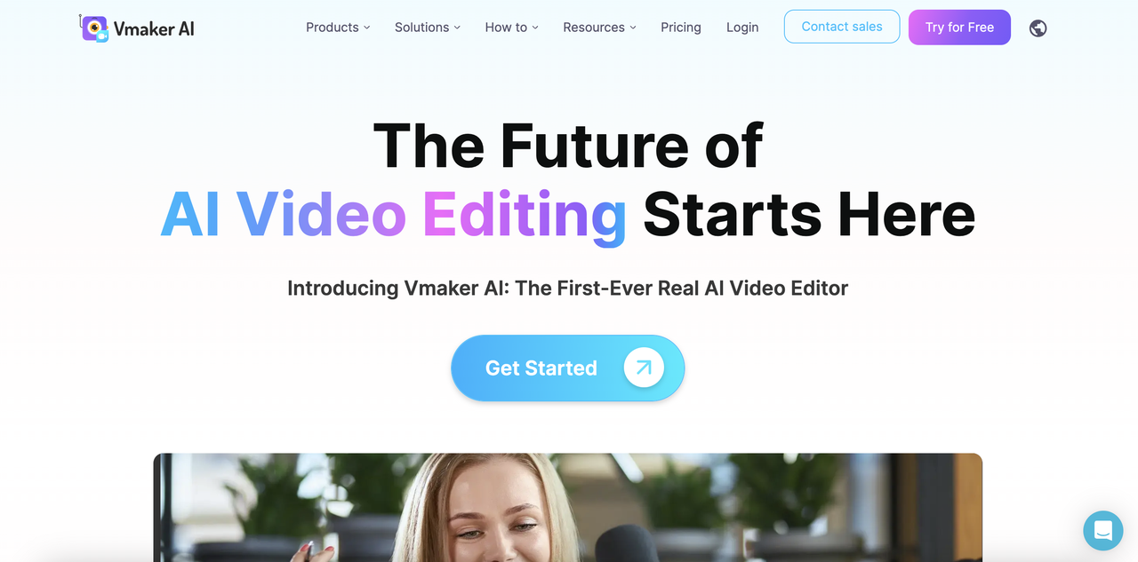 Vmaker AI video clipping tool