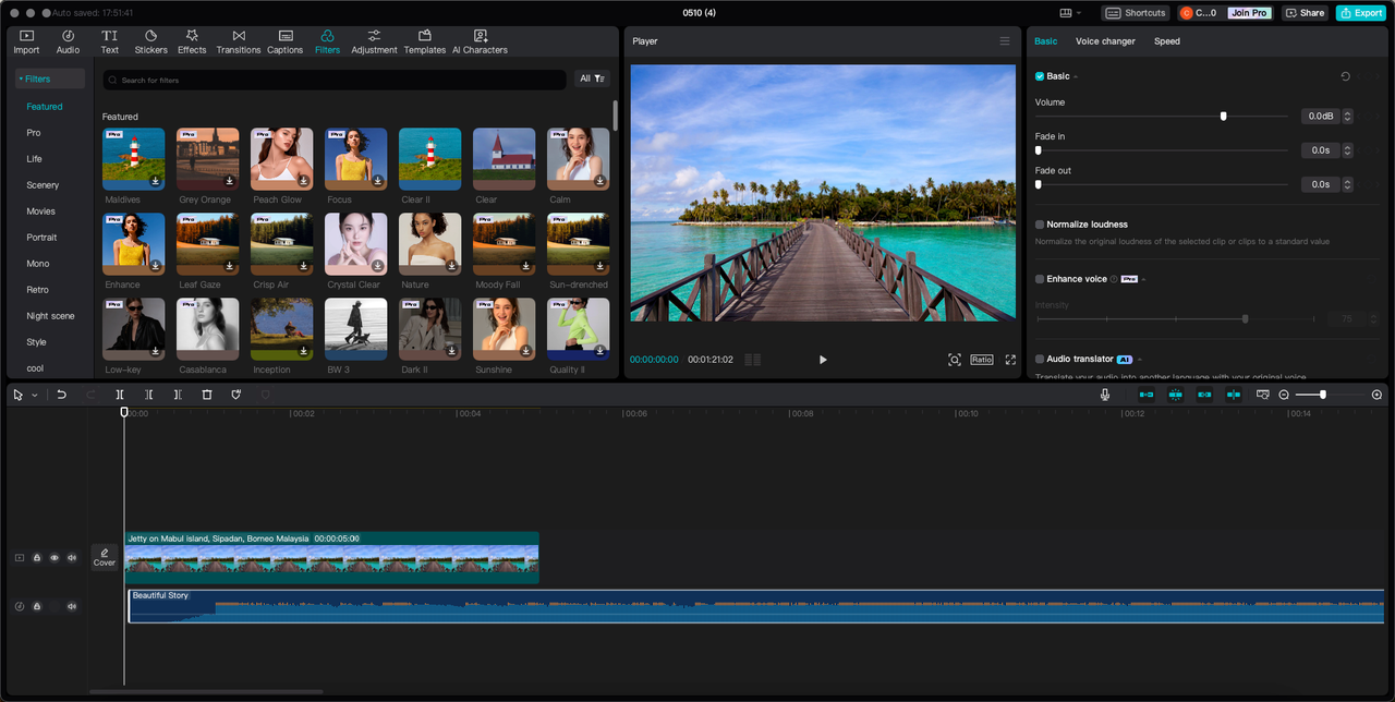 CapCut video editor