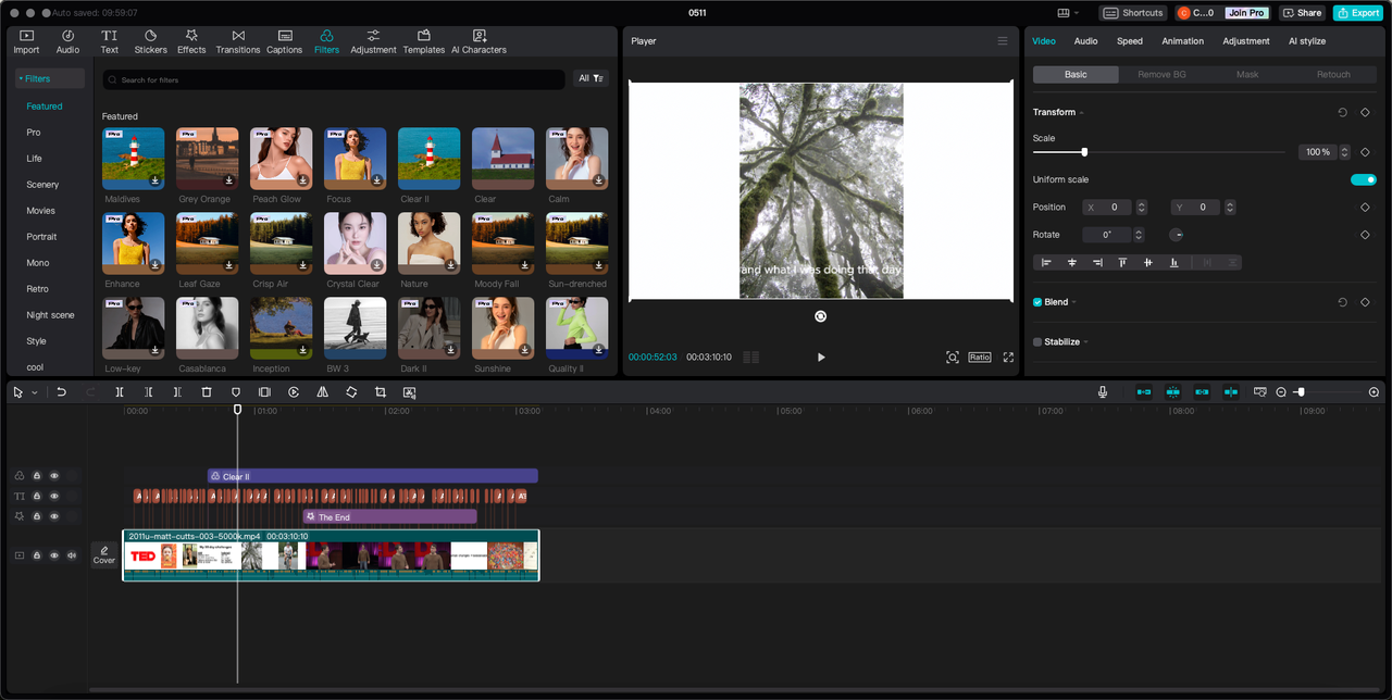 CapCut video editor