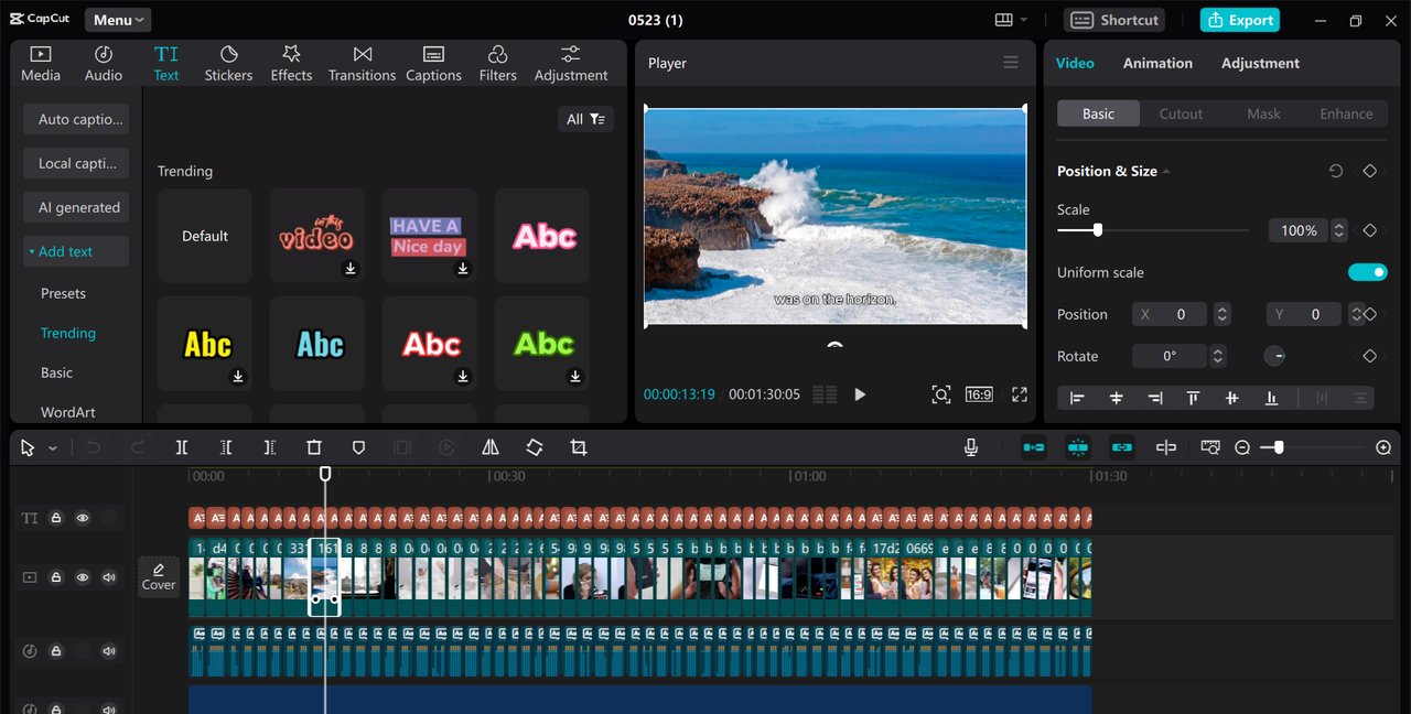 The best AI reel maker for stunning videos: CapCut desktop video editor