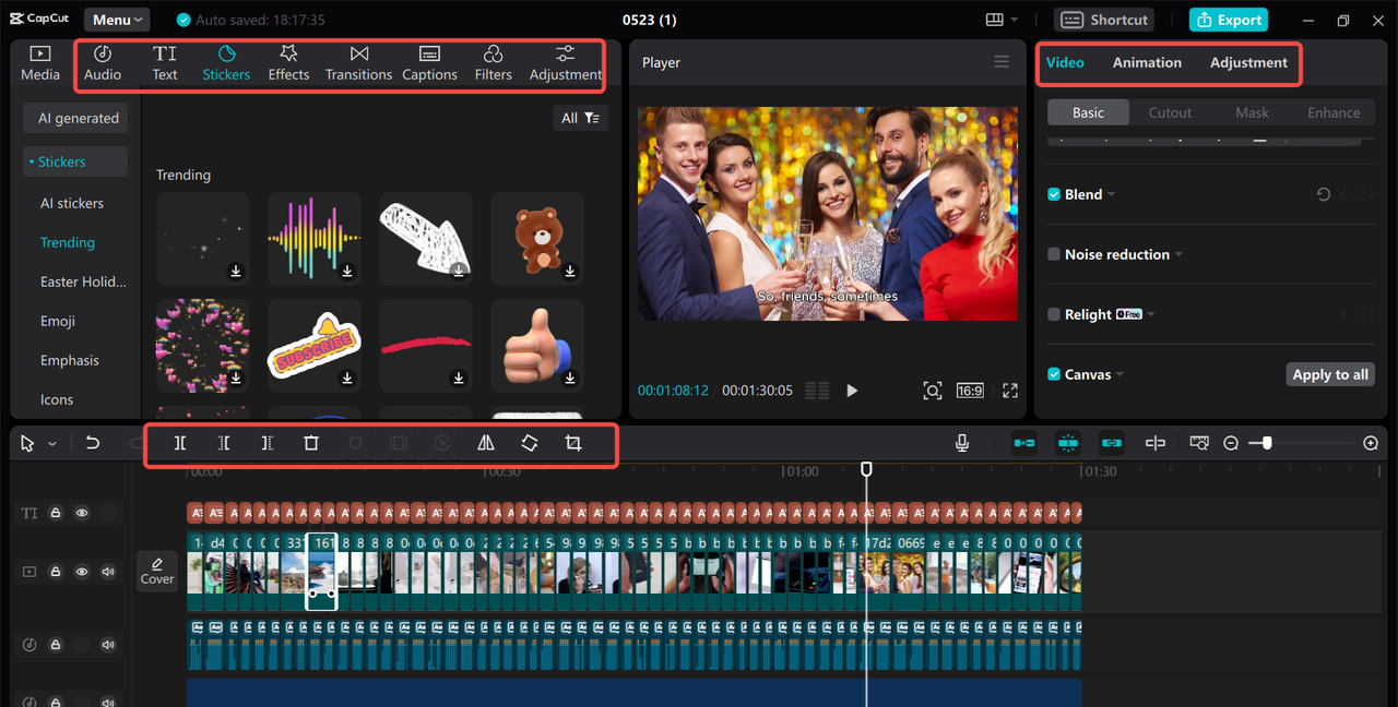 Edit video with CapCut desktop video editor